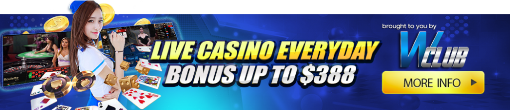 Live Casino Everyday Bonus Up To $388