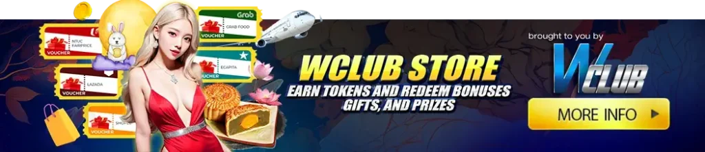 Earn Tokens and Redeem Rewards at WClub Store!