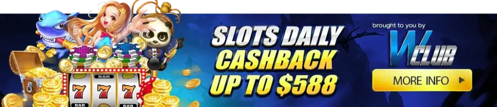 Slots Daily Cashback up to $588!