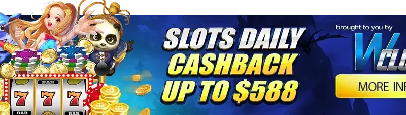 Slots Daily Cashback up to $588!