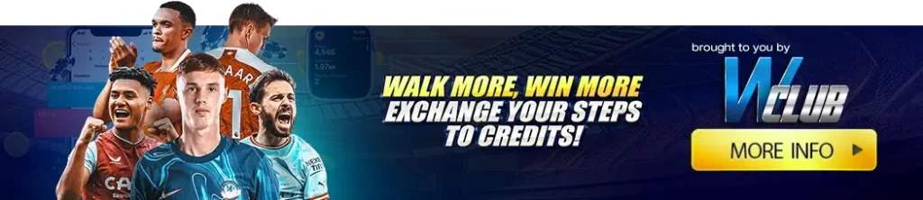 Walk More Win More! Exchange your Steps to Credits!