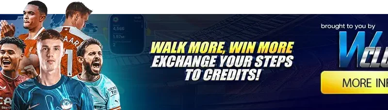 Walk More Win More! Exchange your Steps to Credits!