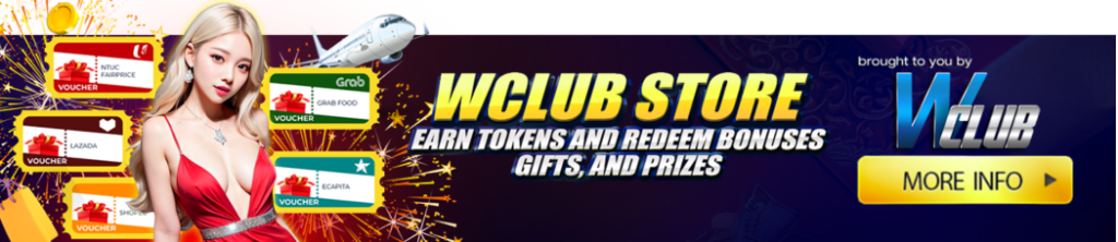 Earn Tokens and Redeem Rewards at WClub Store!