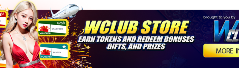 Earn Tokens and Redeem Rewards at WClub Store!