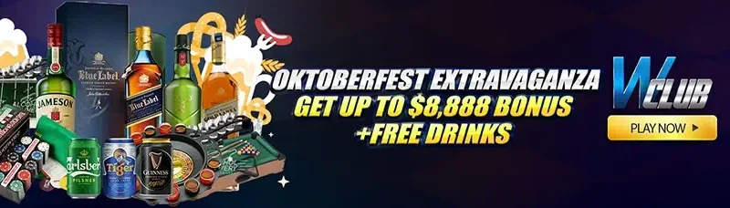 Oktoberfest Extravaganza, Get Up To $8,888 Bonus + Free Drinks