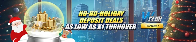 Ho-Ho-Holiday Deposit Deals! As Low As X1 Turnover!