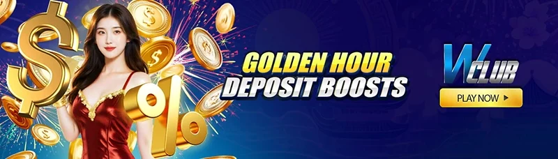 Golden Hour Deposit Boosts! As Low As X1 Turnover!